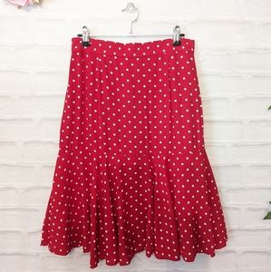 Retro Polka Dot Skirt